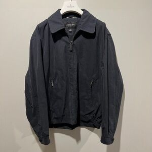 London Fog Collection Black Zip-Up Lightweight Jacket Size M